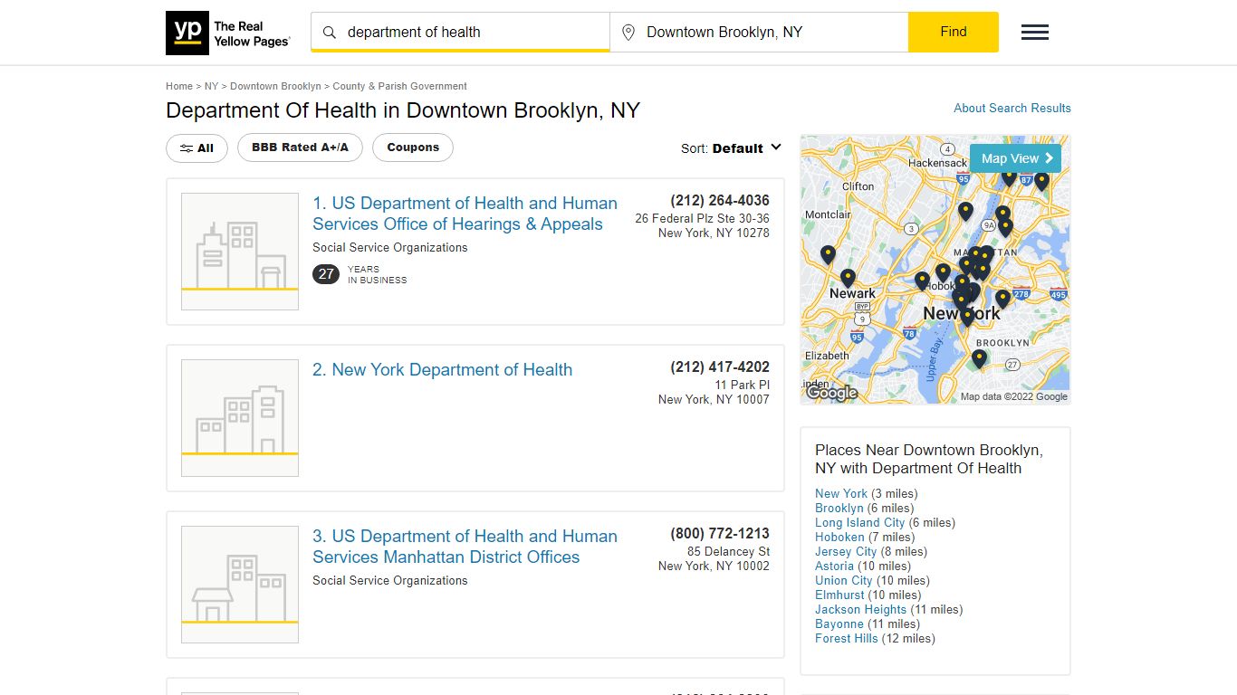 Department Of Health in Downtown Brooklyn, NY - yellowpages.com