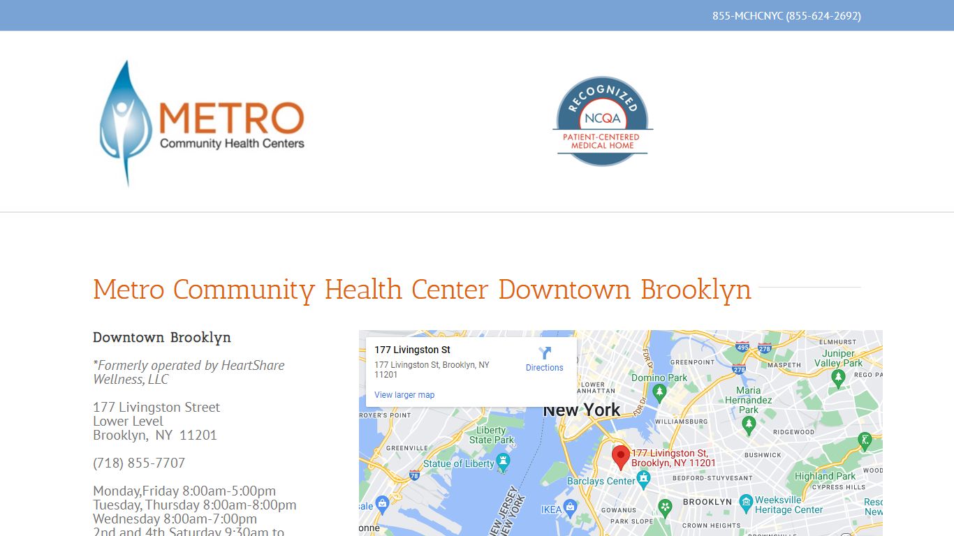 Downtown Brooklyn – Metro Community Health Centers